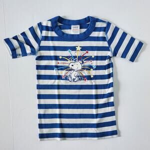 Hanna Andersson x Peanuts Kids Snoopy Short John Pajama Top Size 110 cm | 5